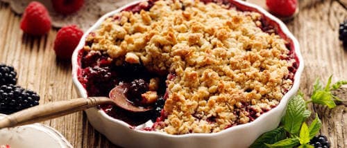 Autumn Fruit Crumble